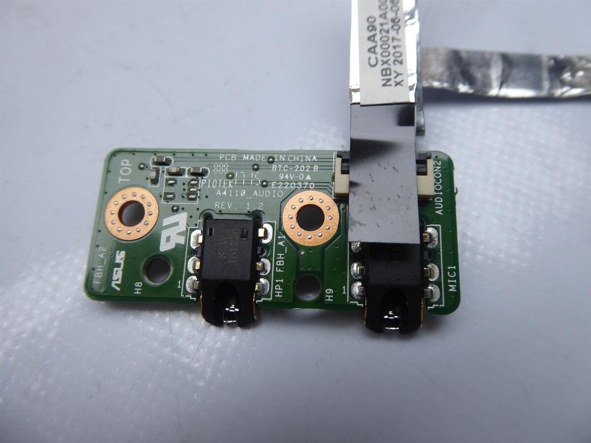 Asus All In One Pc 110 Audio Board Mit Kabel Gebraucht Notebook D 18 35